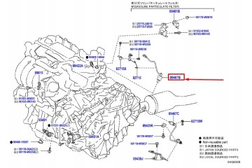 OE lambda sensor TOYOTA 89467 02210