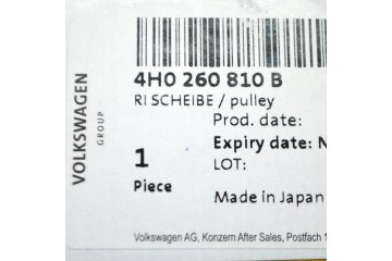 Polea del Compresor de Aire Acondicionado AUDI A4 B8 4H0260810B Origin