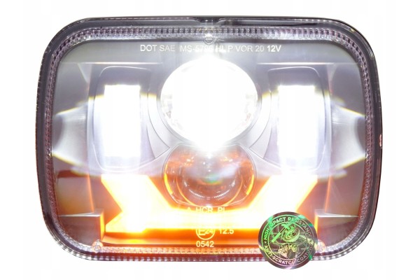 2 Lamps 5x7 7x6 inch E approval LED OSRAM 144 lm W JEEP XJ Catalog number of the part LED OSRAM 5x7 B DRL AS