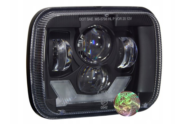 2 Lamps 5x7 7x6 inch E approval LED OSRAM 144 lm W JEEP XJ Part manufacturer REC parts