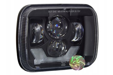 2 Lamps 5x7 7x6 inch E approval LED OSRAM 144 lm W JEEP XJ Part manufacturer REC parts