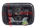 2 Lamps 5x7 7x6 inch E approval LED OSRAM 144 lm W JEEP XJ Installation side left right