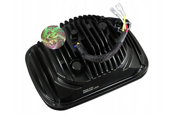 2 Lamps 5x7 7x6 inch E approval LED OSRAM 144 lm W JEEP XJ Type of low beam headlights LED