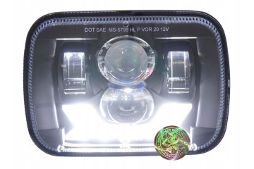 2 Lamps 5x7 7x6 inch E approval LED OSRAM 144 lm W JEEP XJ Version European