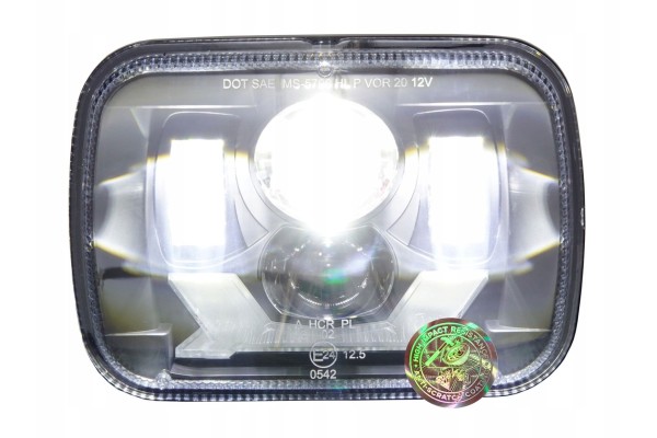 2 Faros LED 5x7 y 7x6 pulgadas con OSRAM 144 lm/W y DRL, Antiarañazos