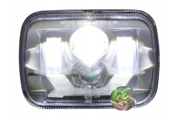 2 Faros LED 5x7 y 7x6 pulgadas con OSRAM 144 lm/W y DRL, Antiarañazos