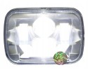 2 Faros LED 5x7 y 7x6 pulgadas con OSRAM 144 lm/W y DRL, Antiarañazos