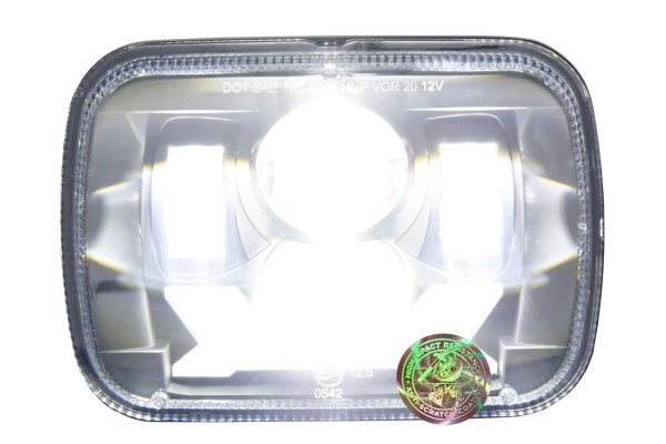 2 Faros LED 5x7 y 7x6 pulgadas con OSRAM 144 lm/W y DRL, Antiarañazos