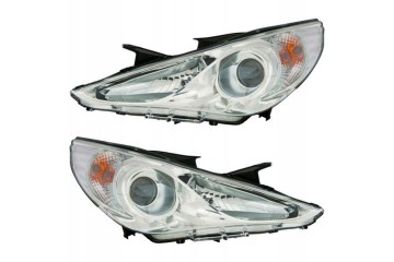 DEPO LEFT HEADLIGHT ECE ELECTRIC CHROME PLATED Hyundai Sonata 11 Installation side left