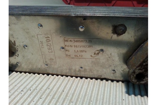 MAN TGX TGA TGS EURO 5 CHODNICA OLEJU 340507325 Catalog number of the part 340507325