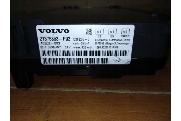 VOLVO FL FE LICZNIK ZEGARY 21375853 Catalog number of the part 21375853