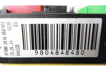 9804848480 CAJA RELES / FUSIBLES CITROEN C4 CACTUS Feel 2014 9804848480 173796 CITROEN - 1