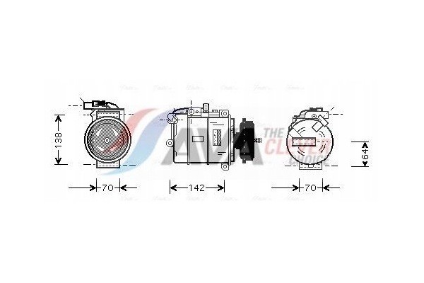 AVA Clever Choice VNAK087 Compressor Air Conditioning