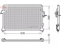 AIR CONDITIONING CONDENSER DENSO DCN14005