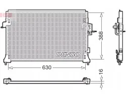 Condensador de aire acondicionado Denso DCN14005