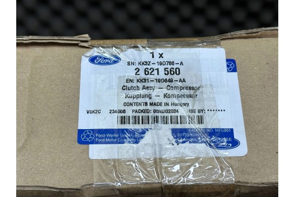 Embrague del Compresor de Aire Acondicionado Ford Transit VIII KK3119D