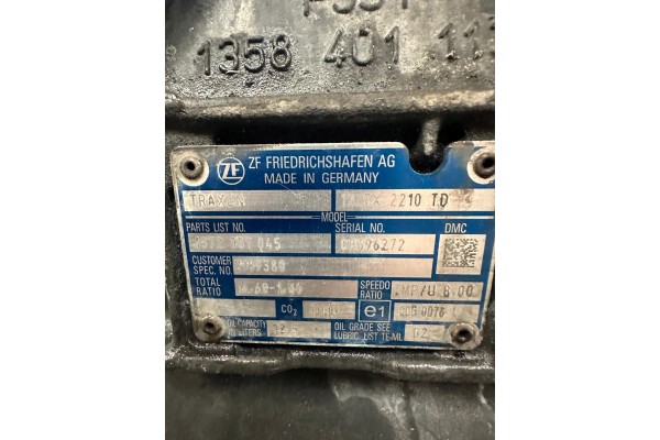 SKRZYNIA BIEGOW AUTOMAT DAF 106 105 12 AS 2330 12 AS 2331 Part manufacturer ZF