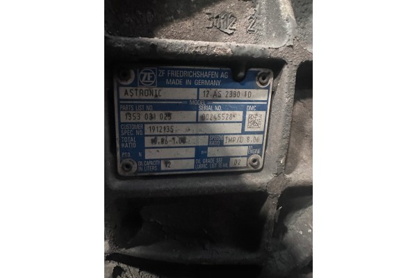 SKRZYNIA BIEGOW AUTOMAT DAF 106 105 12 AS 2330 12 AS 2331 Transmission type automatic