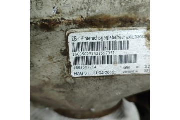 Reductor trasero Mercedes-Benz M (W166) A1663502714 3.0L 190 kW 2012