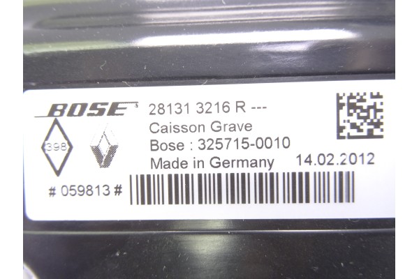 281313216R  NO IDENTIFICADO RENAULT MEGANE III COUPE Dynamique 2012 281313216R 211102 RENAULT - 1