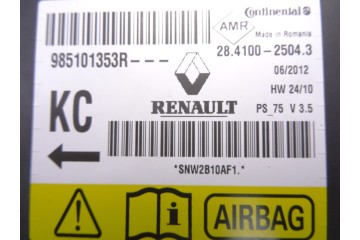 985101353R CENTRALITA AIRBAG RENAULT MEGANE III COUPE Dynamique 2012 985101353R 211110 RENAULT - 2