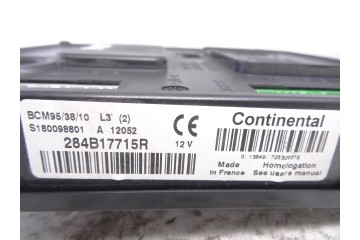 284B17715R  CAJA RELES / FUSIBLES RENAULT MEGANE III COUPE Dynamique 2012 284B17715R 211111 RENAULT - 1