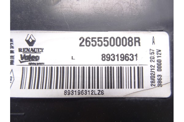 265550008R PILOTO TRASERO IZQUIERDO RENAULT MEGANE III COUPE Dynamique 2012 265550008R 211127 RENAULT - 2