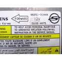 8625131040  CENTRALITA AIRBAG SSANGYONG ACTYON 200 Xdi 2010 8625131040 212559 SSANGYONG - 1