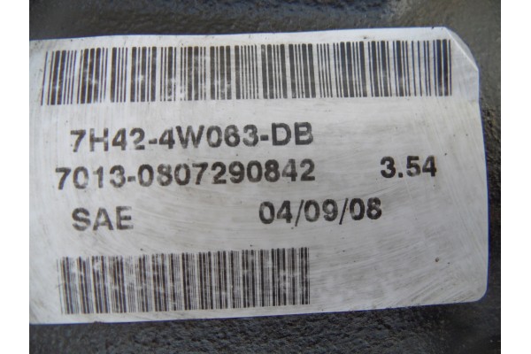 REAR BRIDGE DYFER REAR LAND RANGE ROVER III L322 VOGUE 3 54 7H42 4W063 DB Catalog number of the part 7H424W063DB RMM