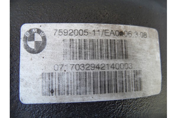 REAR BRIDGE DYFER REAR BMW X3 X4 F25 F26 3 08 7592005 8694981 Catalog number of the part 7592005 8694981
