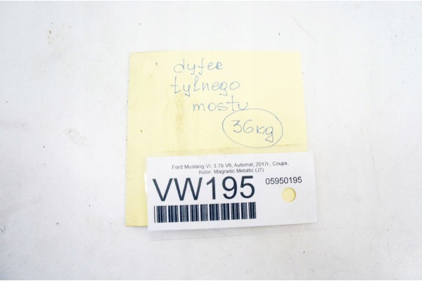 Diferencial Trasero VW195 Ford Mustang VI 3.7 FR3W4200HB 8.8 3L15S550A