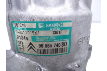 9656574080  COMPRESOR AIRE ACONDICIONADO PEUGEOT 407 ST Sport 2005 9656574080 208611 PEUGEOT - 4