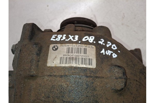 GENUINE BMW X3 E83 2008 Rear differential 7575381 Catalog number of substitutes 8908041022720001 373 33107575382 7575382
