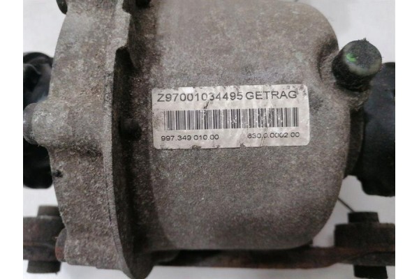 Puente del diferencial delantero Porsche 911 997 99734901000 C4/4S AWD