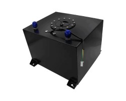 Safe Fuel Tank 30L Aluminum Black with Level Sensor
