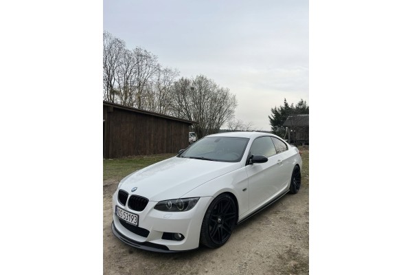BMW 3 E92 E93 M Package 2006 2009 GTS Front Bumper Splitter Insert Installation side front