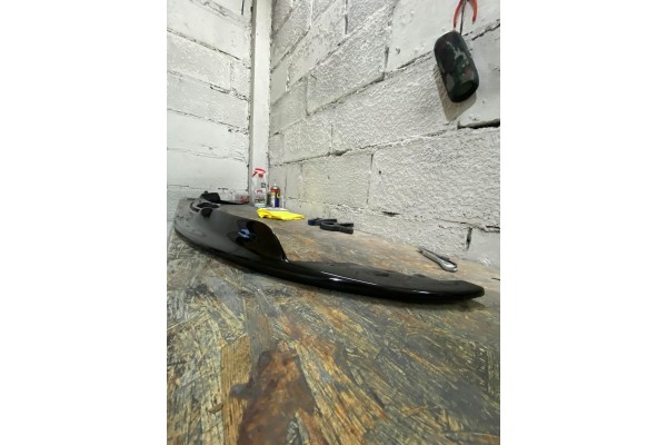 BMW 3 E92 E93 M Package 2006 2009 GTS Front Bumper Splitter Insert Color orange