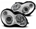 Headlights Lamp kp Chrome Tuning Lens h7 Mercedes C Class 203 2000 2007