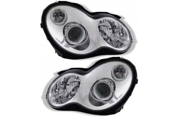 Headlights Lamp kp Chrome Tuning Lens h7 Mercedes C Class 203 2000 2007 Catalog number of the part 440 1148PXLD7E1