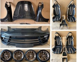 TUNING SET EXTERNAL INTERNAL CARBON WHEELS TOPCAR PORSCHE PANAMERA 971 1