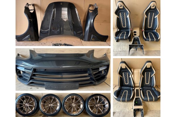 TUNING SET EXTERNAL INTERNAL CARBON WHEELS TOPCAR PORSCHE PANAMERA 971 1