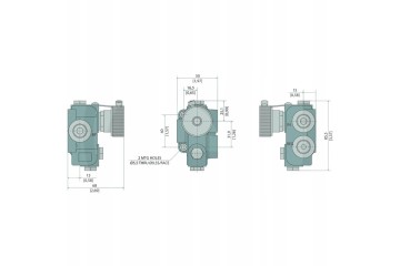 Webtec 3 Way Flow Control Valve VFD50 30 T 3 8 Part manufacturer no brand