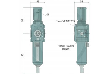 WKF K1 3 8 8 M Filter Regulator BG 1