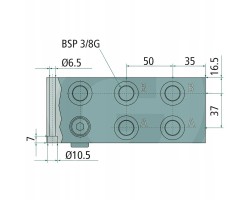 GRANIT base patron plate 4 times NG06
