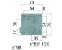 GRANIT base patron plate 4 times NG06 Catalog number of the part D5412210406020001