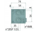 Placa base/patrón GRANIT 4 veces NG06