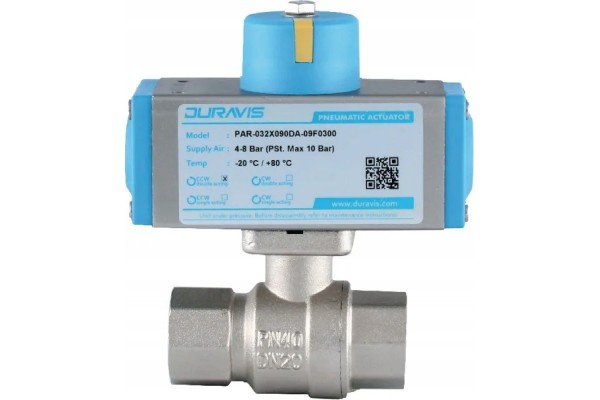 1 2 D A Duravis Pneumatic Ball Valve Part manufacturer Akcesoria