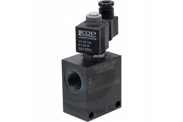 Oleodinamica Marchesini 2 2 multi way valve ZWV E NC 2 12 S 12V Part manufacturer no brand