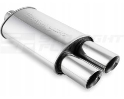 MALGO FINAL SILENCER 115x185 1in2out Inlet 63mm Outlet 76mm SFM003