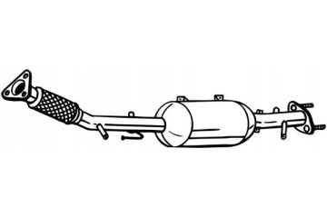 PARTICULATE FILTER FAP DPF 097 446 BOSAL NISSAN Packaging status original